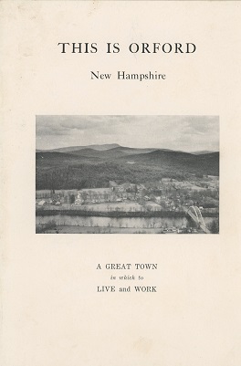 This is Orford, New Hampshire: A Great Town in which to Live and Work